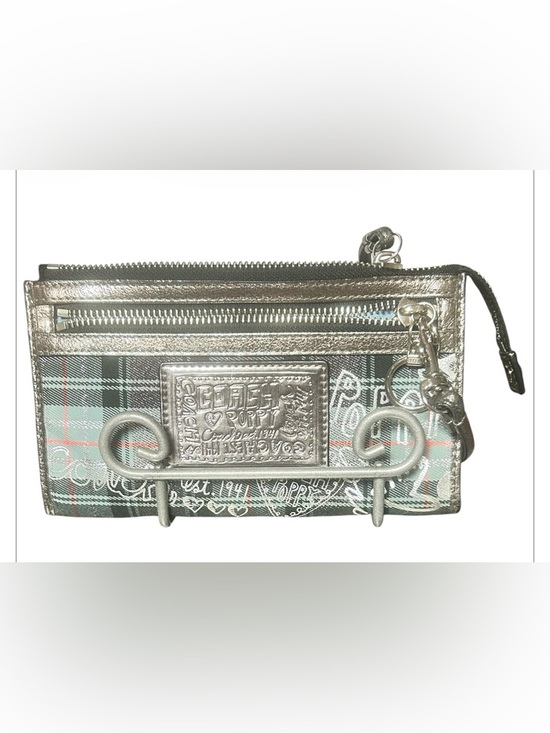 Handbags - Coach Poppy Tartan Plaid Wristlet